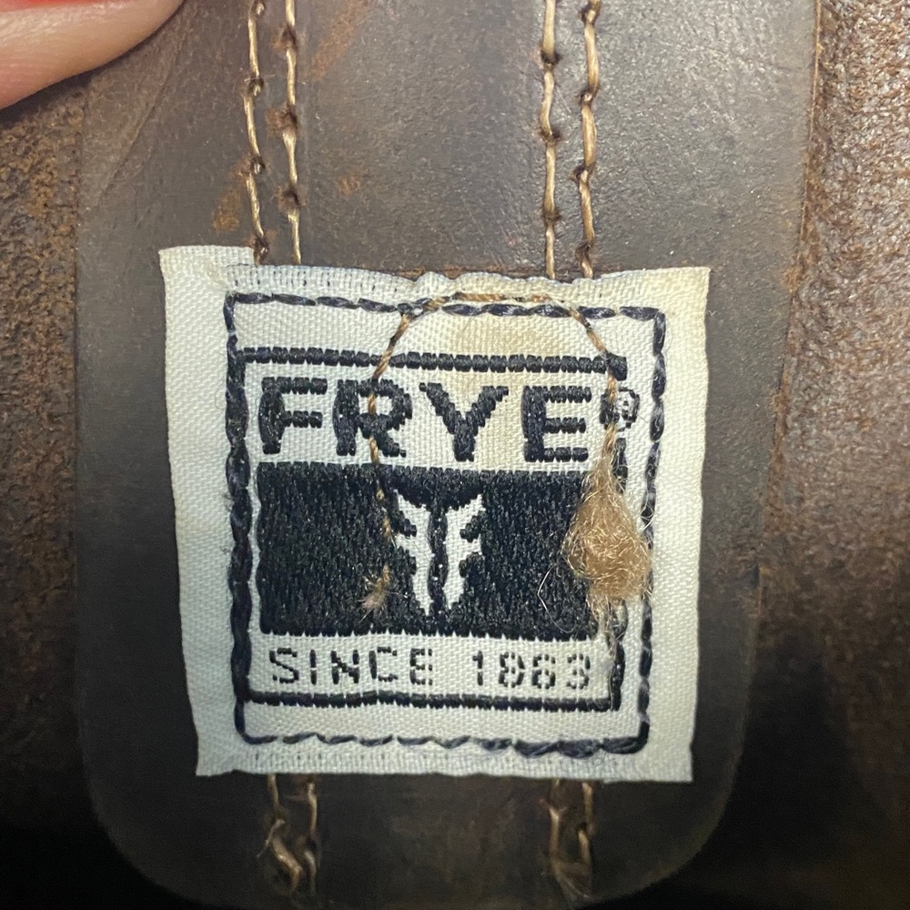 Brown Leather Frye Western Boots - Picture 12 of 16